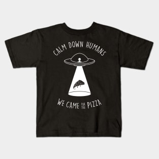 We came for the pizza Kids T-Shirt